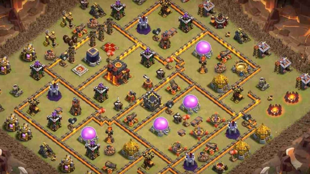 Town Hall 10 base in Clash of Clans