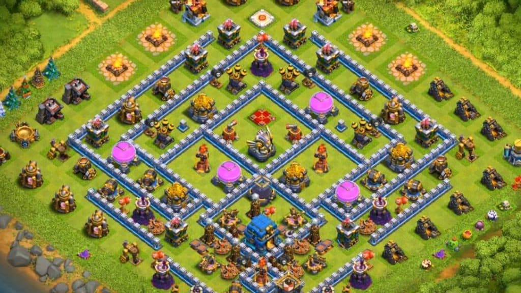 Town Hall 12 base in Clash of Clans