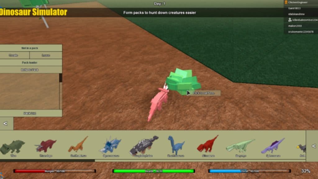 Dinosaur Simulator gameplay