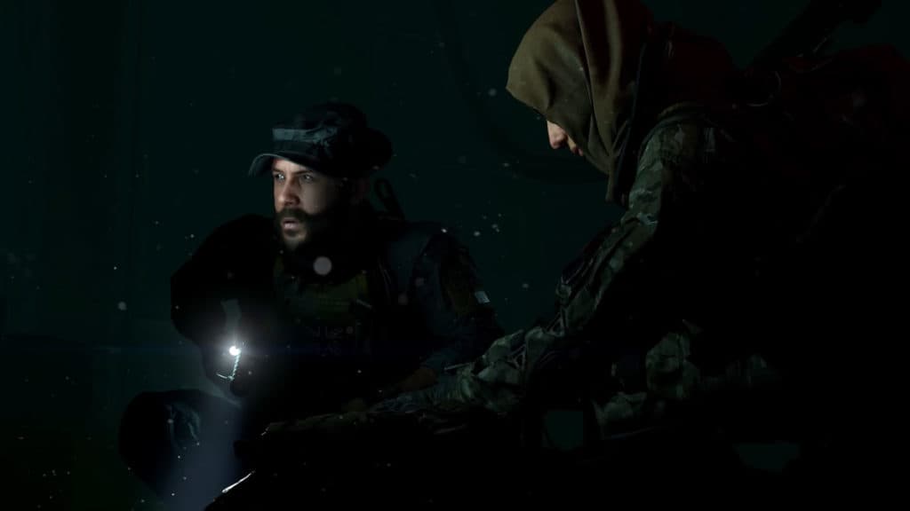 Modern Warfare 2 characters Price and Farah in Atomgrad Raid