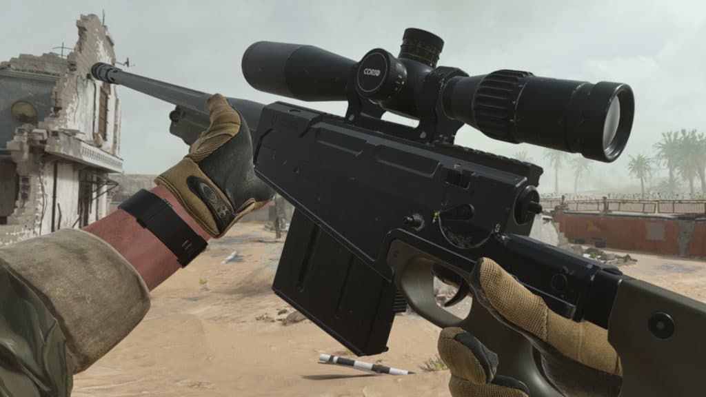 Victus XMR sniper rifle in modern warfare 2