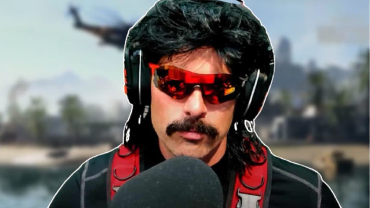 dr disrespect talking into microphone during warzone 2