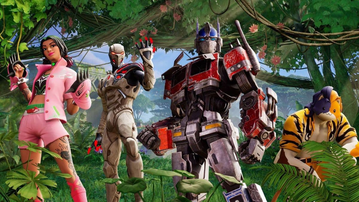 Optimus Prime and other Battle Pass skins from Fortnite Chapter 4 Season 3