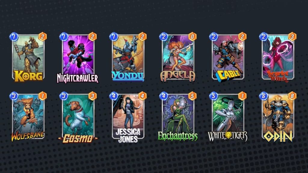 Control deck in Marvel Snap for beginners