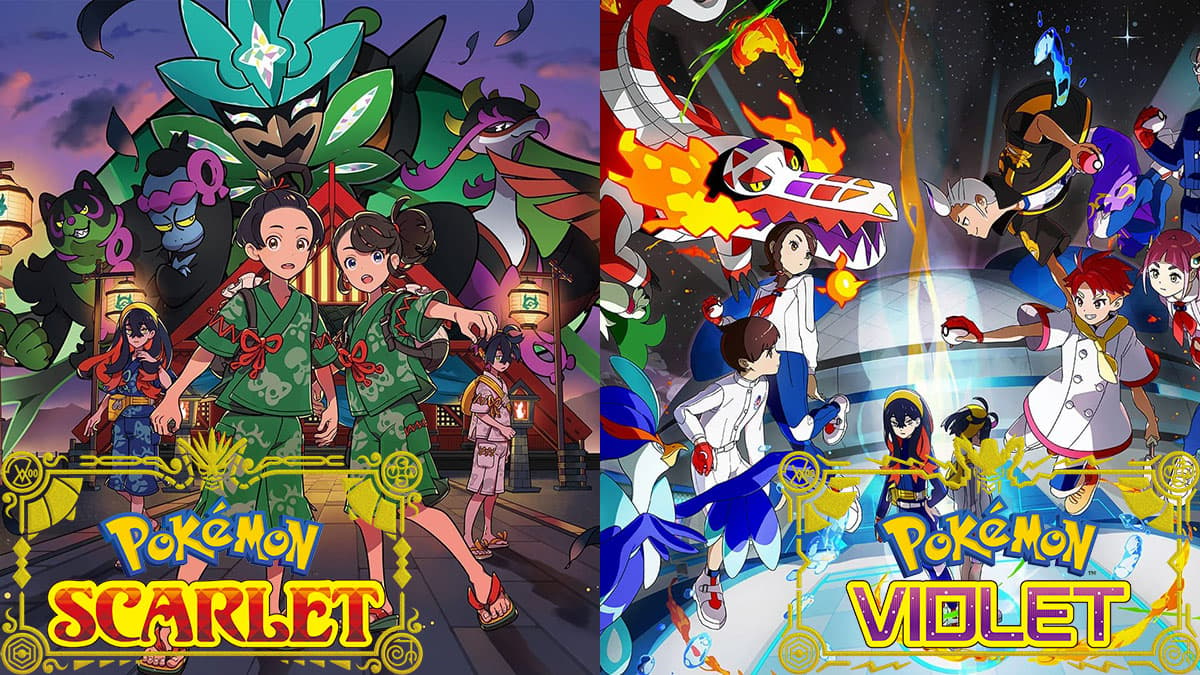 Covers for the Pokemon Scarlet and Violet DLC