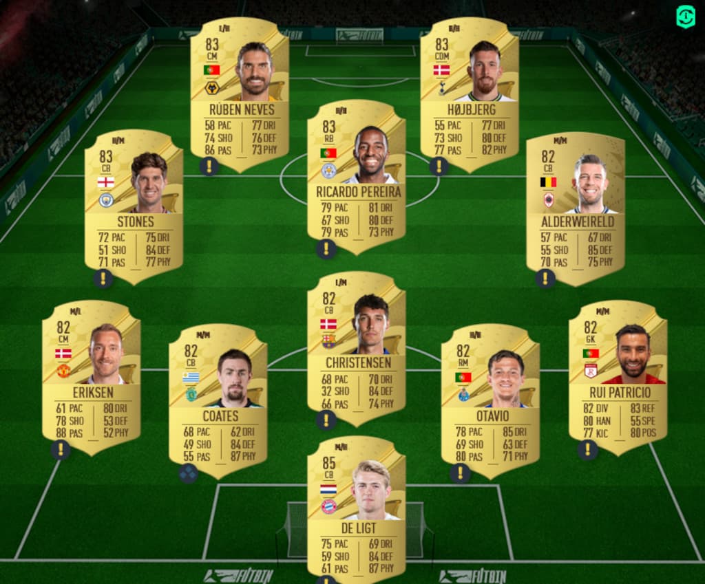 Bale 83 rated squad solution