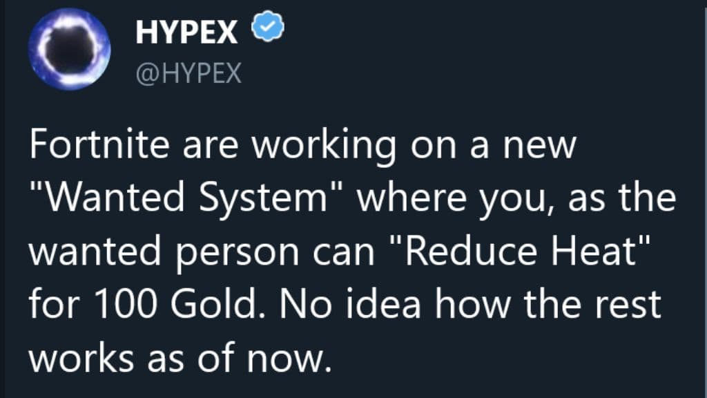 Screenshot of HYPEX tweet