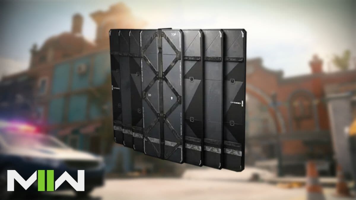 Deployable Cover over Modern Warfare 2 map