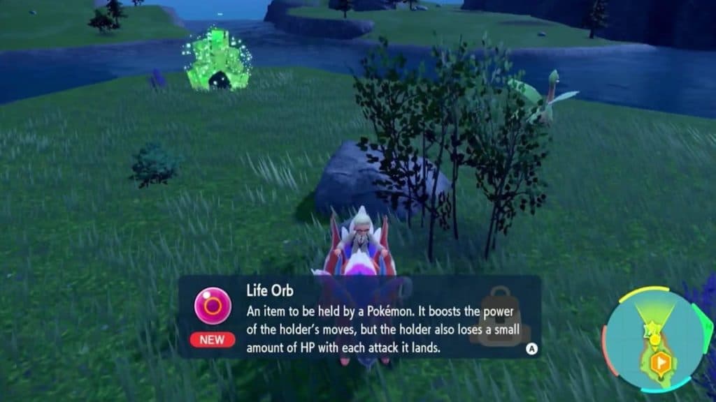 Life Orb item Pokemon Scarlet Violet