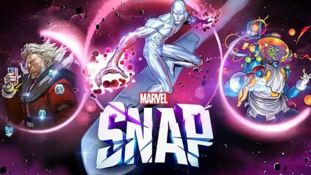 Marvel Snap promo art featuring Silver Surfer