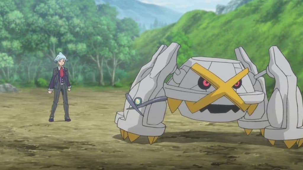 Shiny Metagross in the Pokemon anime