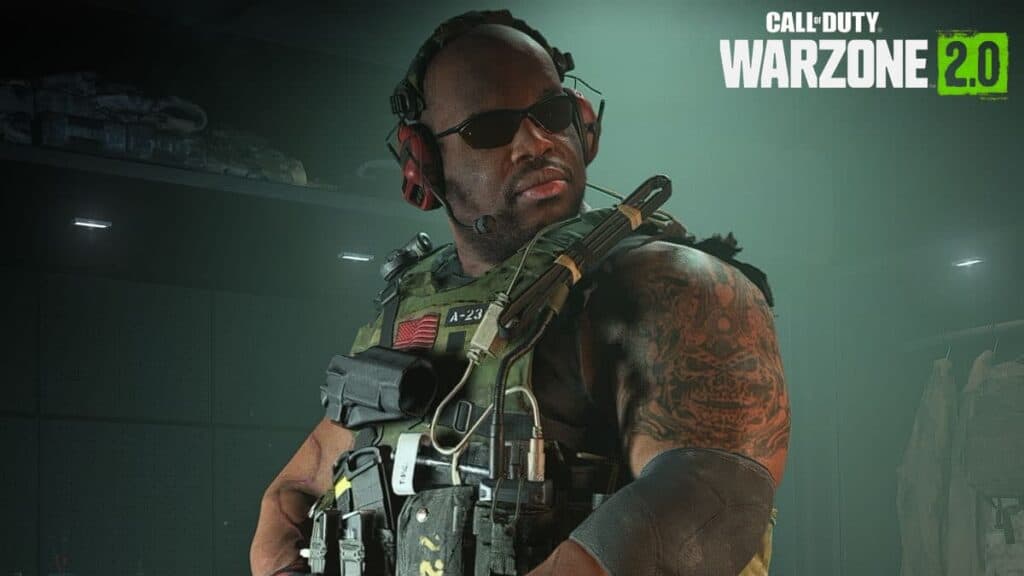 warzone 2 operator wearing headset