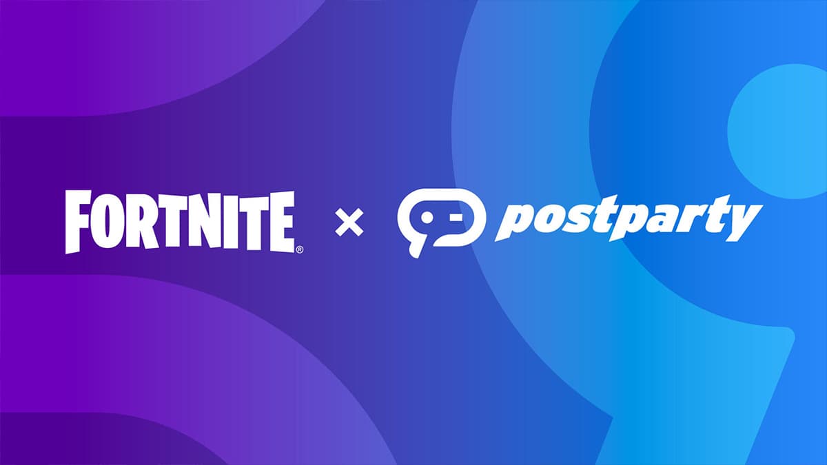 Postparty app in Fortnite