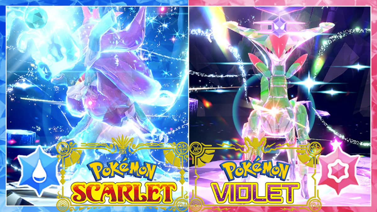 Walking Wake and Iron Leaves Tera Raid Battles in Pokemon Scarlet and Violet