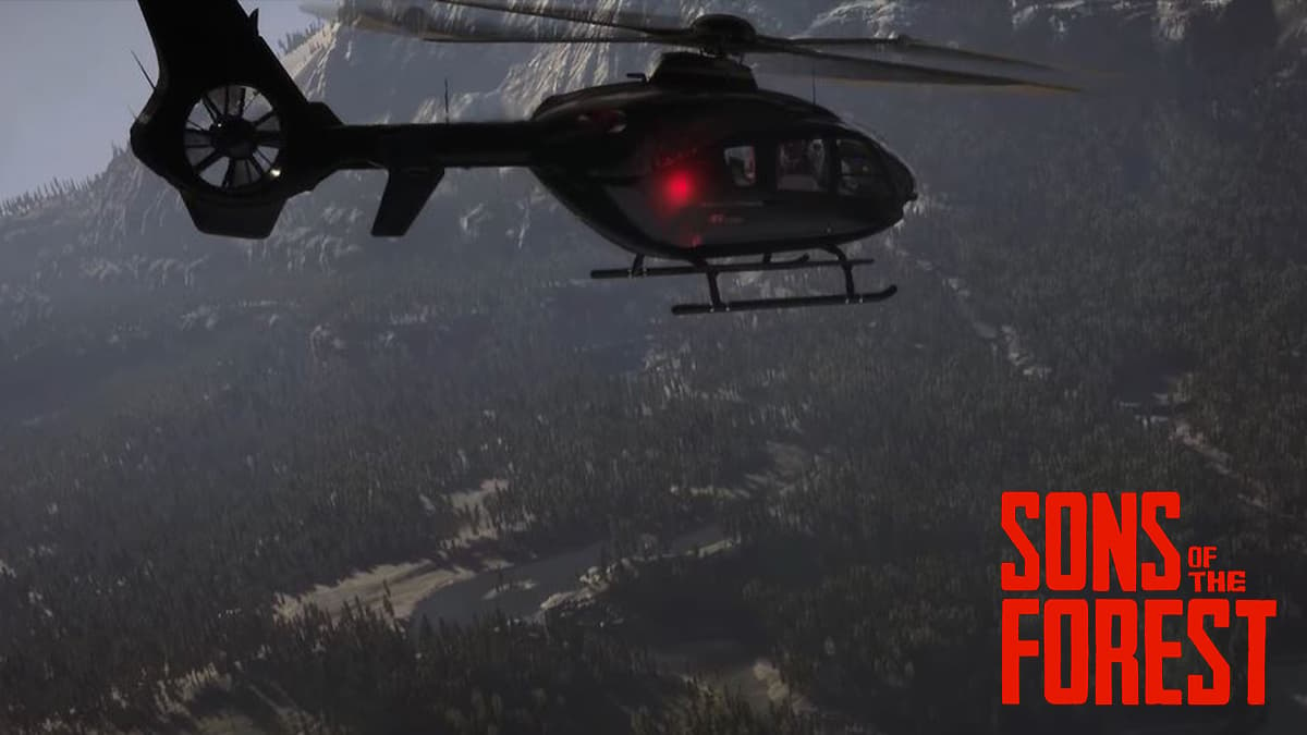 Helicopter in Sons of the Forest