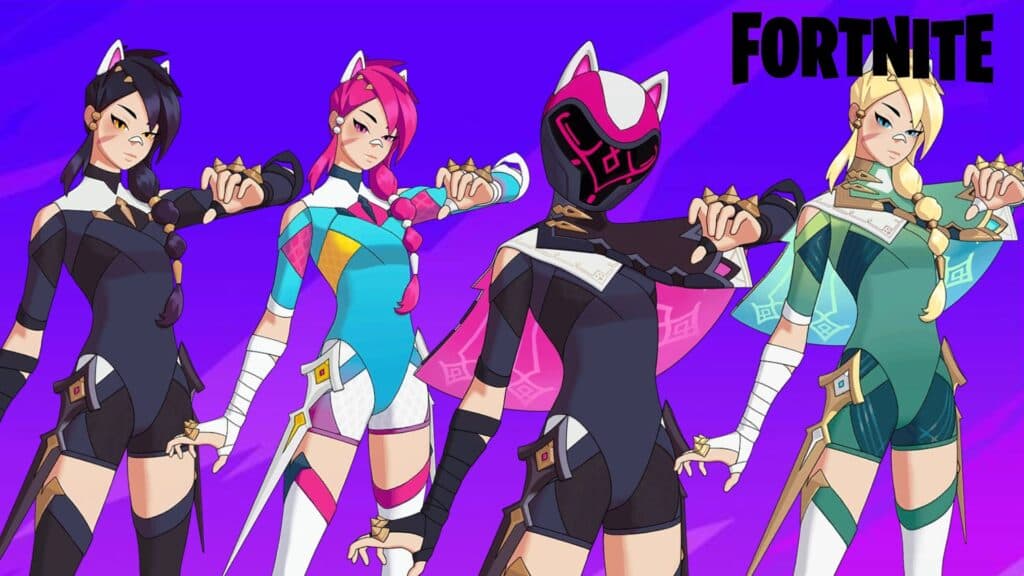 Erisa anime skin in Fortnite