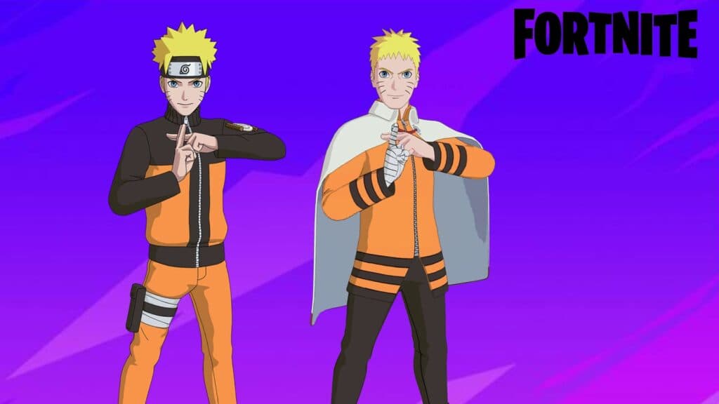 Naruto anime skin in Fortnite