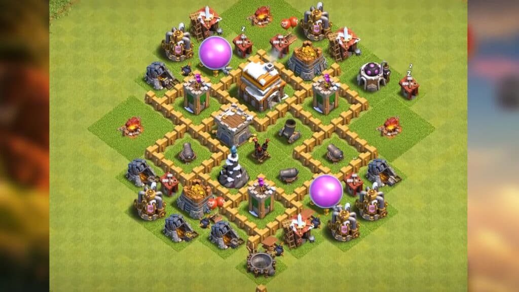 Best Clash of Clans base for Town Hall 5