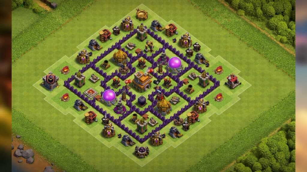 Best Clash of Clans base for Town Hall 7