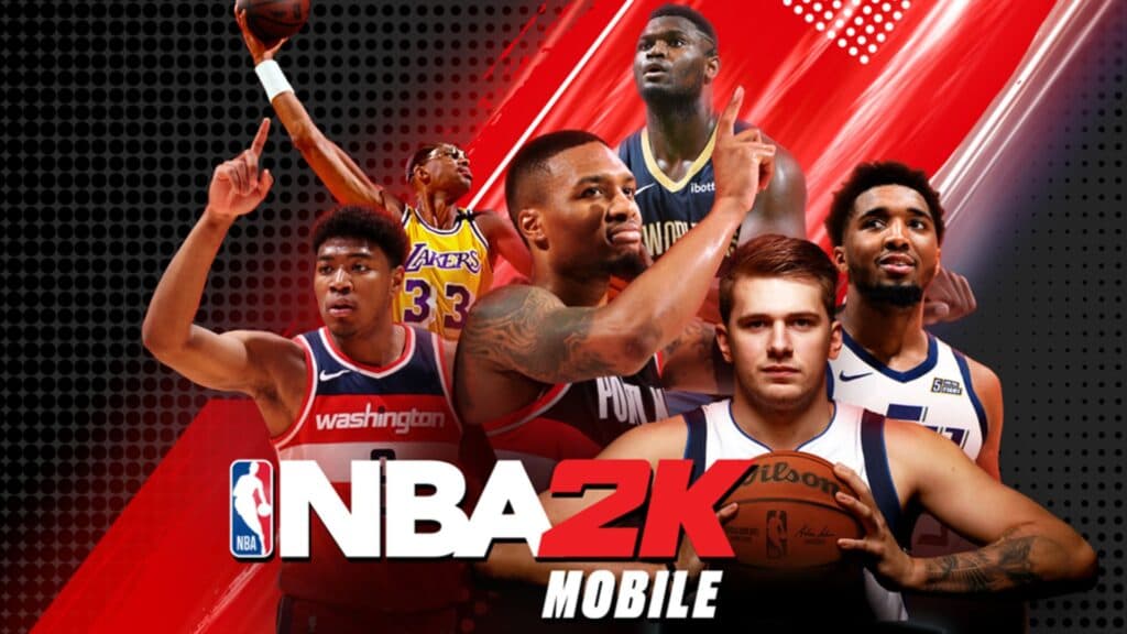 NBA Stars on the cover art for NBA 2K Mobile