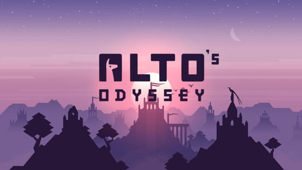 Official art work for Alto's Odyssey