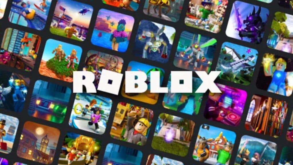 Roblox artwork featuring different games on the platform