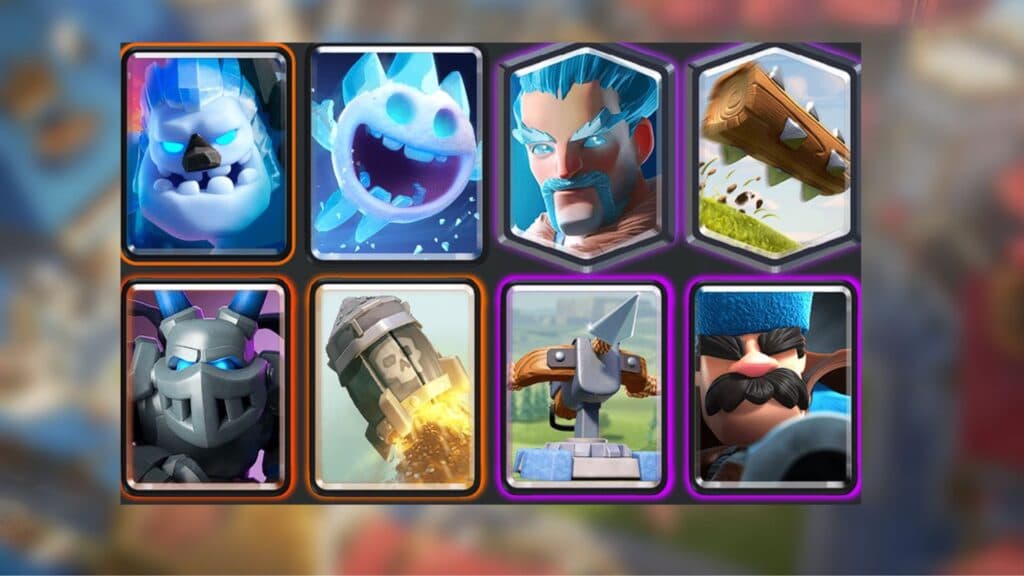 Ice Wizard X-Bow Hunter deck in Clash Royale
