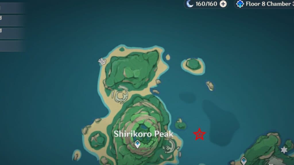 Location where players can submit three Star-Shaped Gems