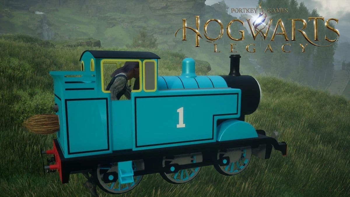 hogwarts legacy thomas the tank engine mod