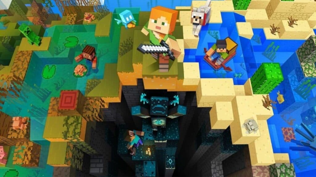 Minecraft official artwork