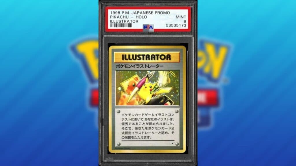 Pikachu Illustrator, the most expensive Pokemon card ever