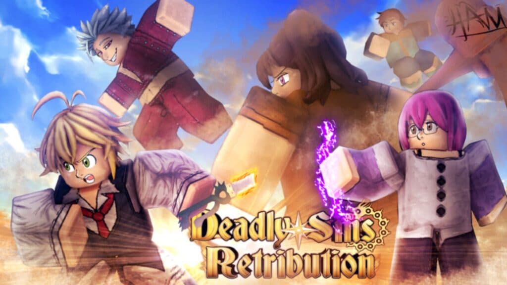 Promo art for Roblox's Deadly Sins Retribution