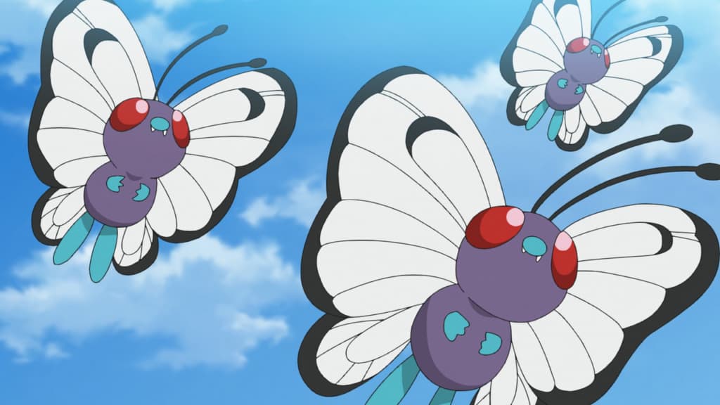 Butterfree in Pokemon anime
