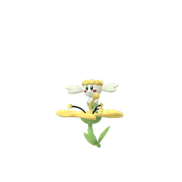 Flabebe yellow flower in Pokemon Go