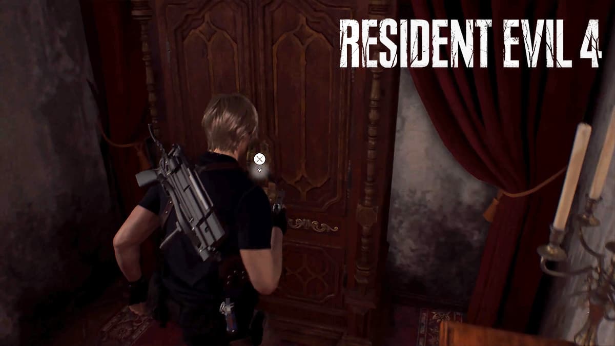 Leon and the Resident Evil 4 Remake combination lock