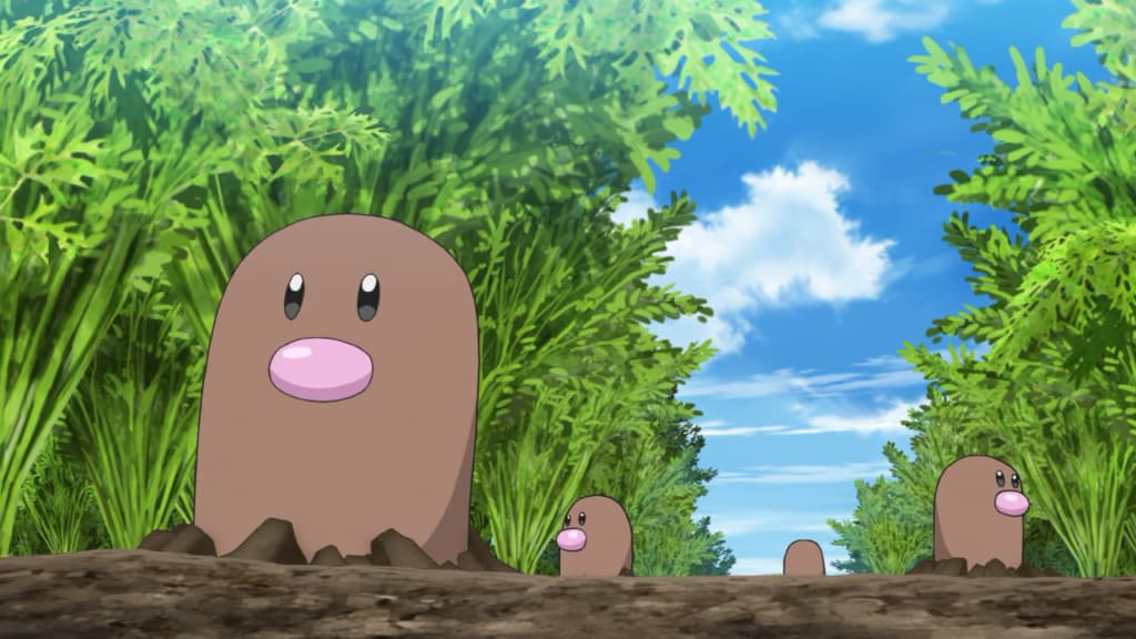 Digglet in the Anime