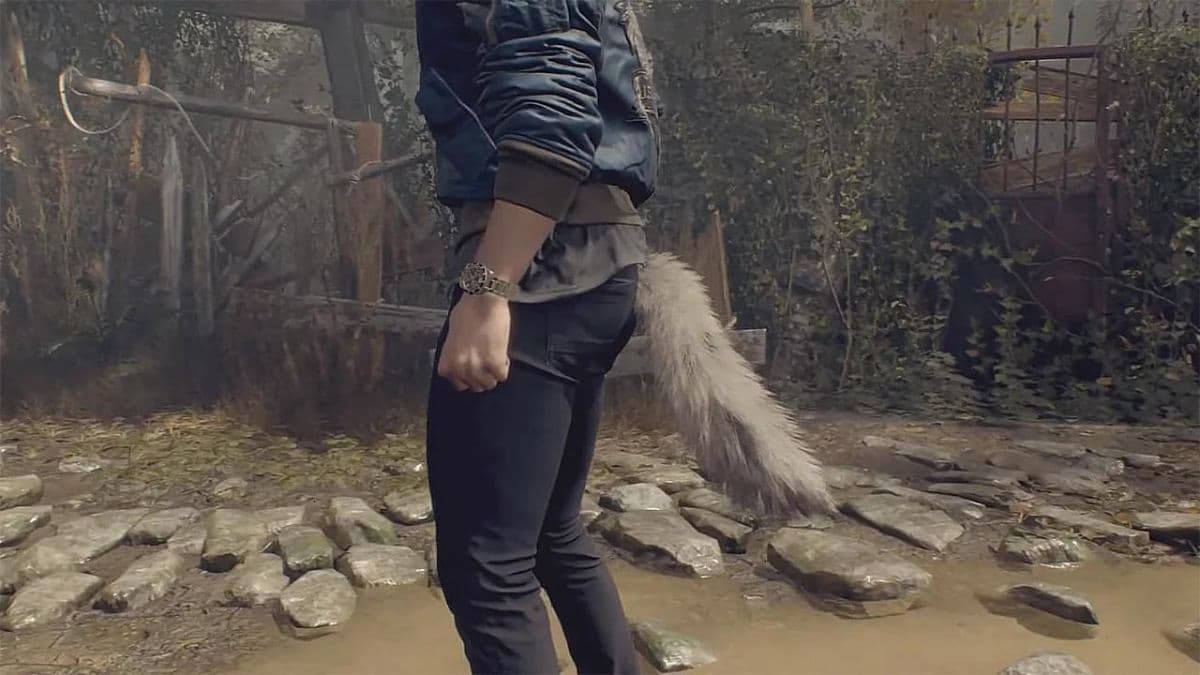 resident evil 4 remake wolf tail accessory