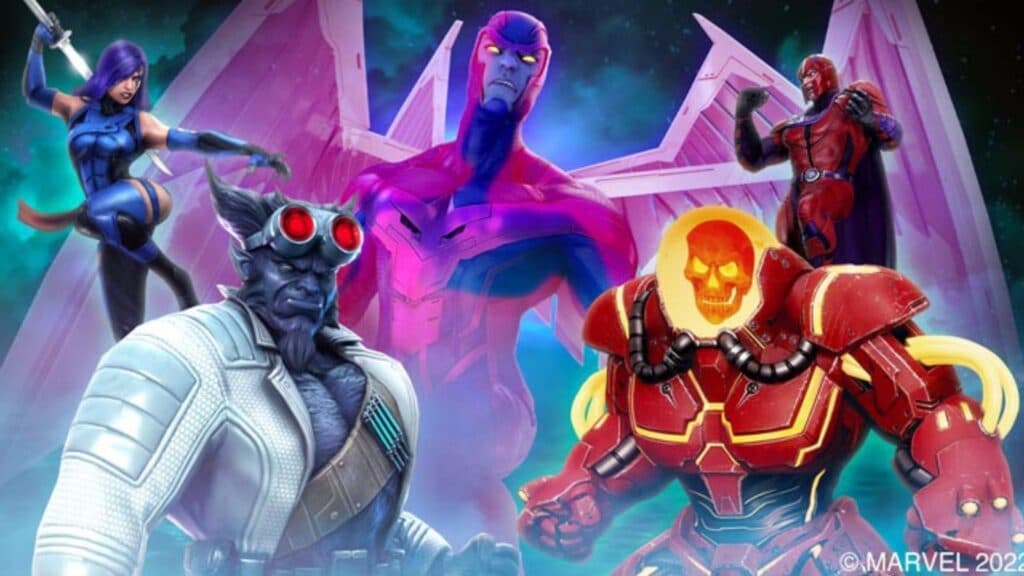 Deathseed team in Marvel Strike Force