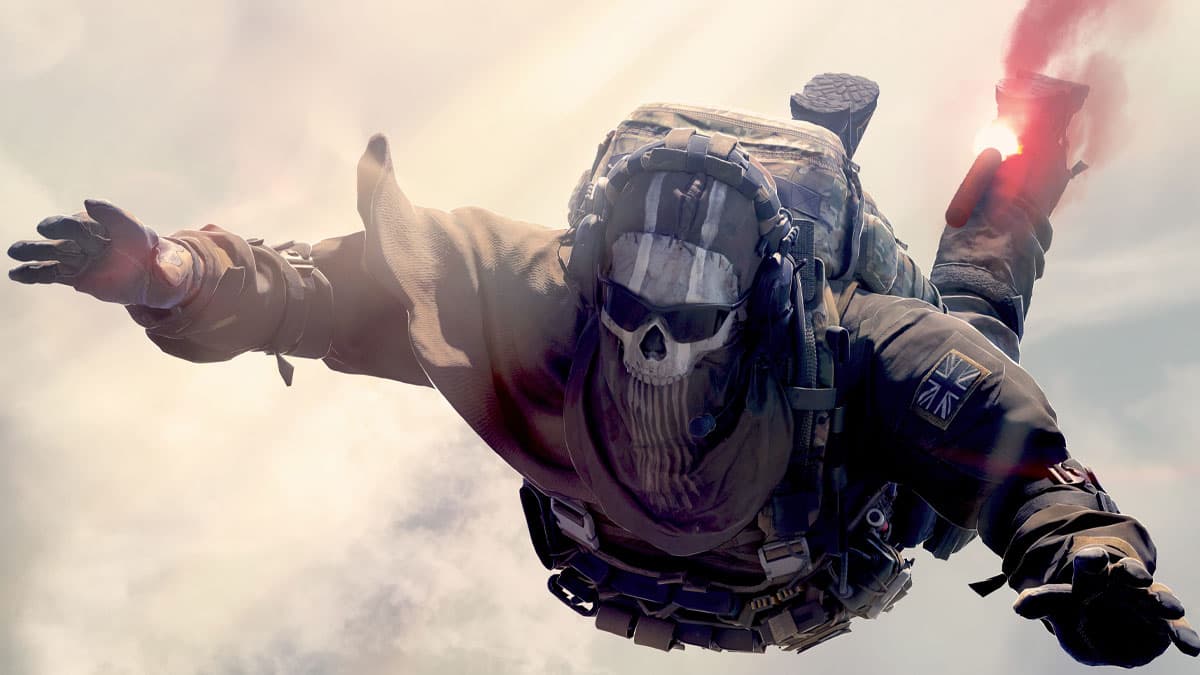 Ghost skydiving in Call of Duty