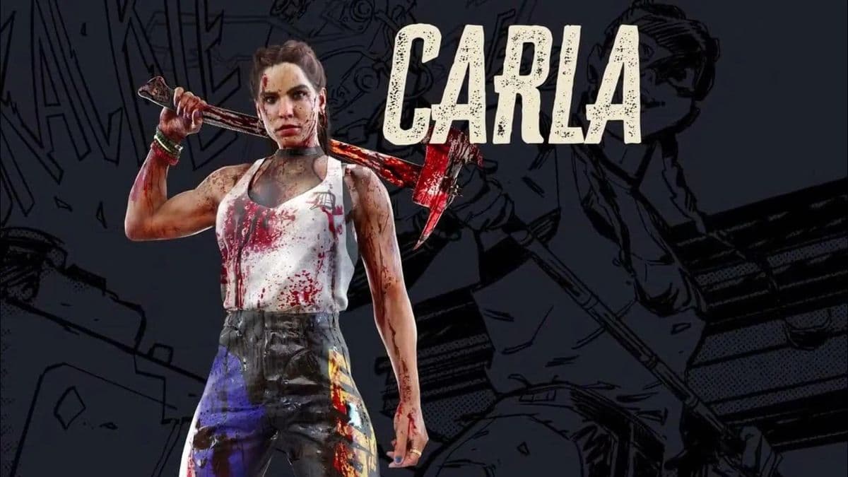 Carla Slayer holding axe in Dead Island 2