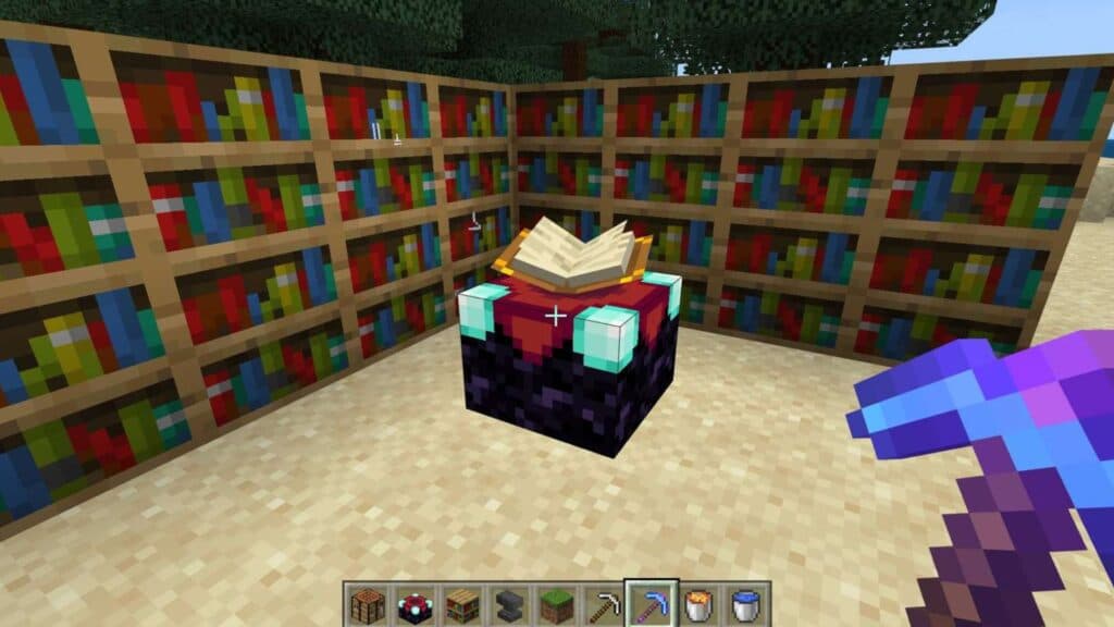 Enchantment table in Minecraft