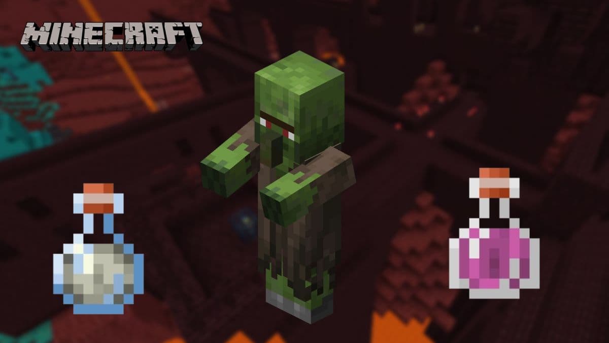 Zombie Villager and potions in Minecraft