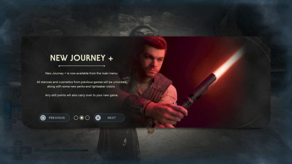 Jedi Survivor Cal New Journey+