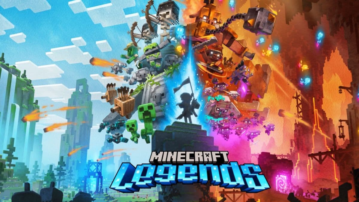 Minecraft Legends official art work