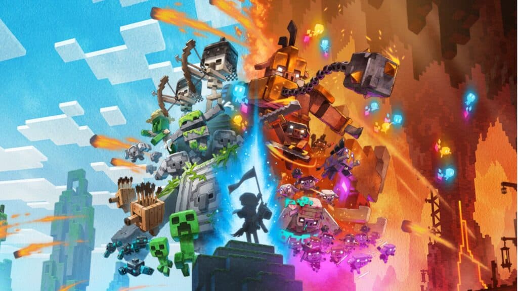 Official artwork for Minecraft Legends