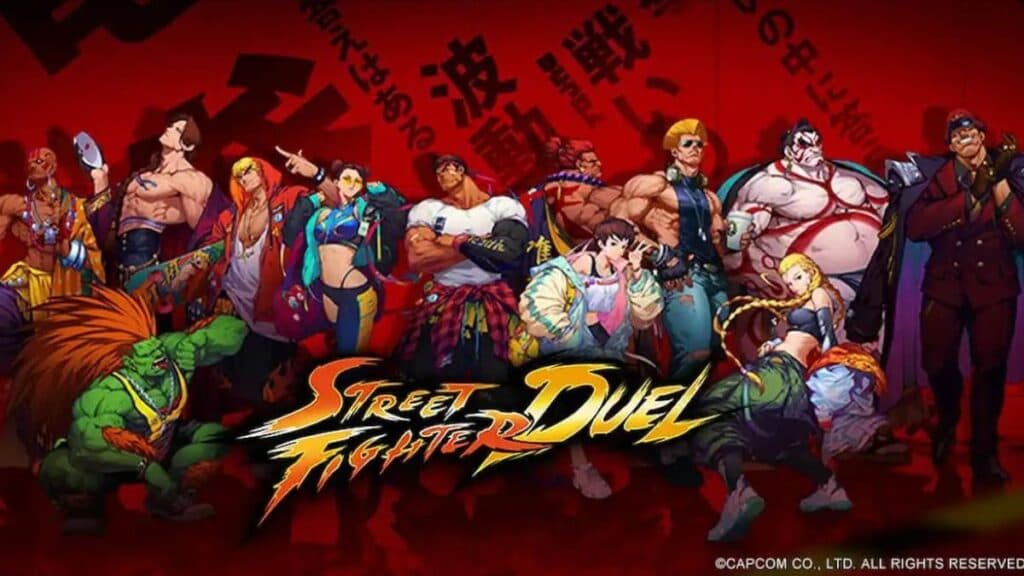 Street Fighter Duel cast of characters