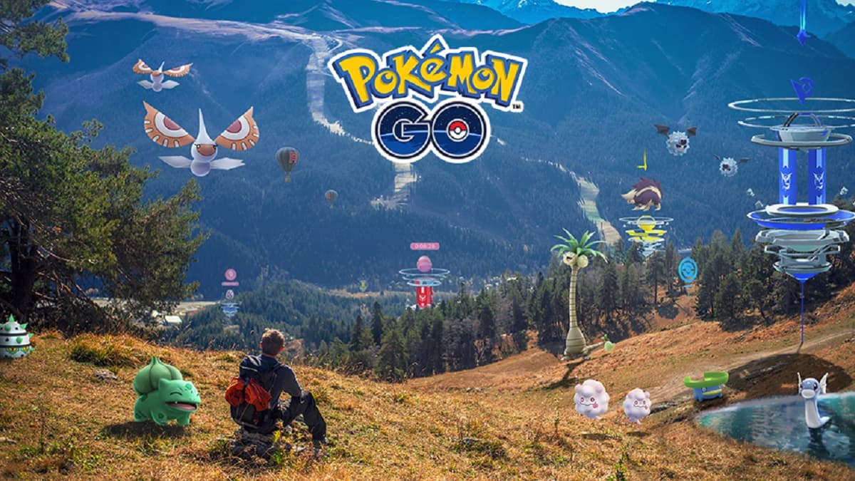 Pokemon Go player hiking
