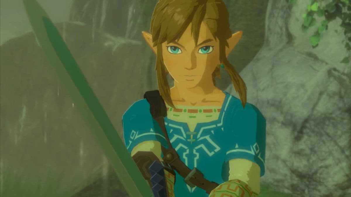 Link wearing Champion's Tunic in Tears of the Kingdom
