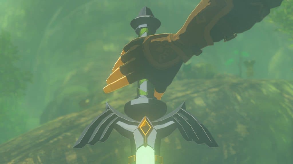 The Master Sword in Zelda Tears of the Kingdom