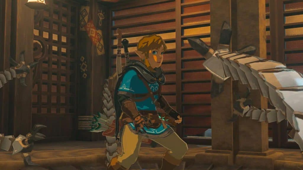 Link wearing armor in Legend of Zelda: Tears of the Kingdom